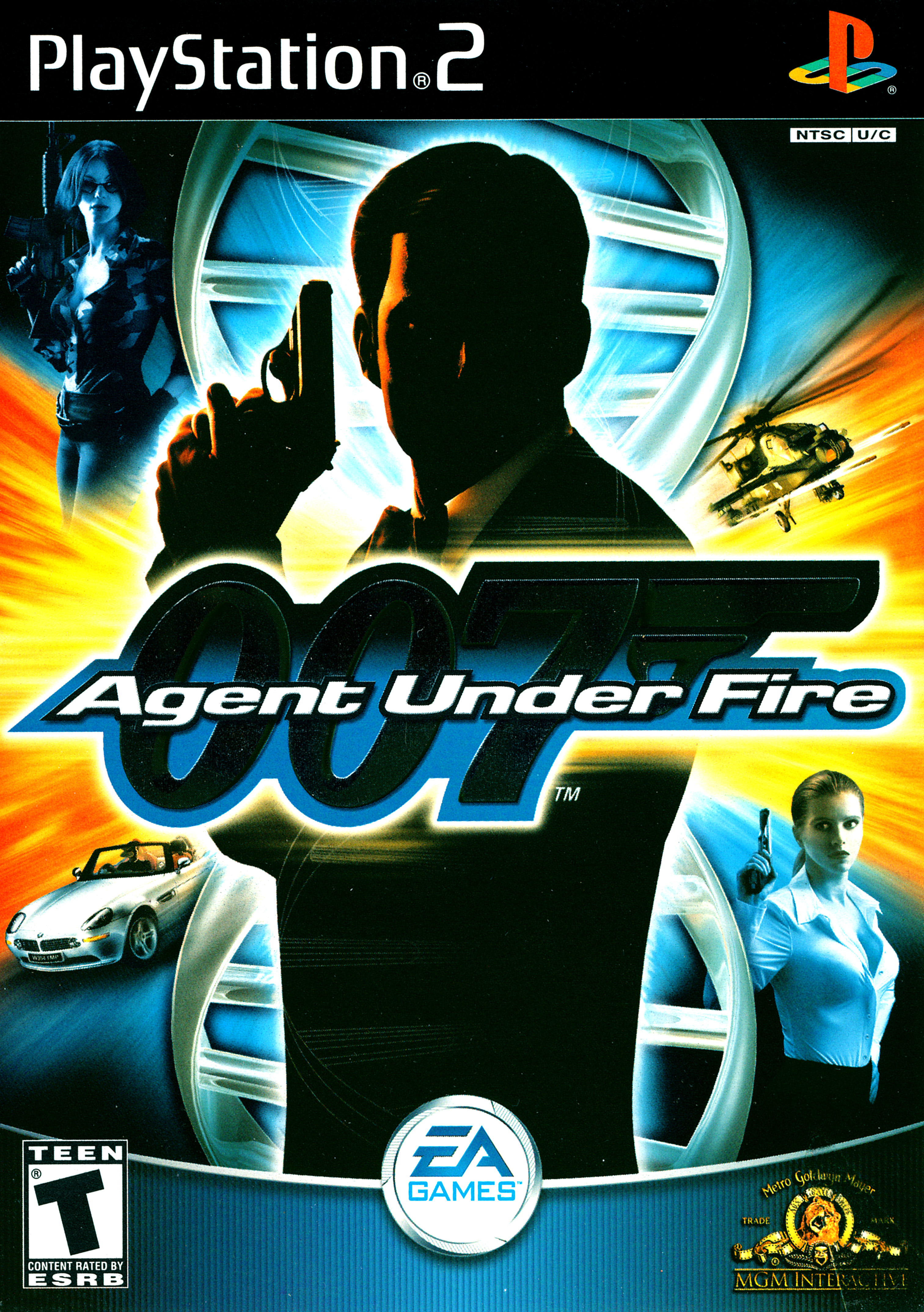 Capa do jogo James Bond 007: Agent Under Fire PS2